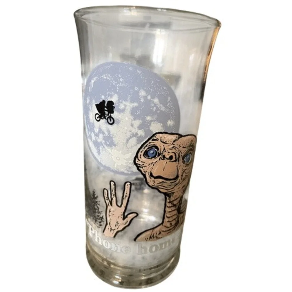Vintage 1982 ET The Extra Terrestrial Pizza Hut‎ Collector Series Glass Tumbler